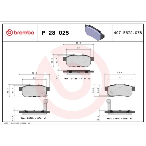 Placute frana Honda City 5 Saloon (Gm2 Gm3) 09.08-, Civic 5 Hatchback (Eg) 10.91-11.95, Civic 5 Sedan (Eg Eh) 10.91-12.96, Civic 6 Coupe (Ej Em1) 03.96-12.00, Civic 6 Fastback (Ma Mb) 09.94-02.01, Civic 6 Hatchback (Ej Ek) 10.95-03.01, Civic 6 Sedan (Ej E