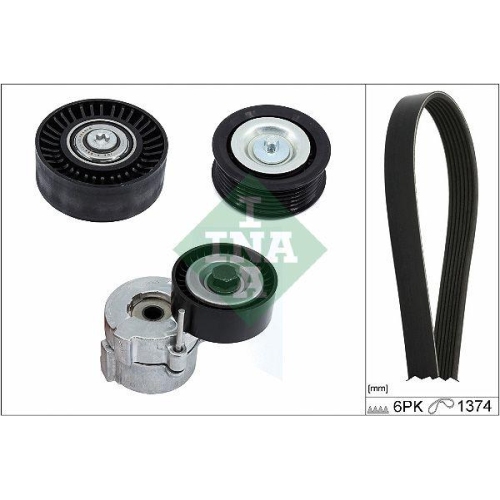 Set curea transmisie Alfa Romeo Giulietta (940) 04.10-12.20, Giulietta Box / Liftback (940) 04.11-12.20, Mito (955) 08.08-10.18; Fiat 500l (351 352) 09.12-, Bravo 2 (198) 11.06-12.16, Grande Punto (199) 06.05-, Punto Evo (199) 07.08-; Lancia Delta 3 (844)