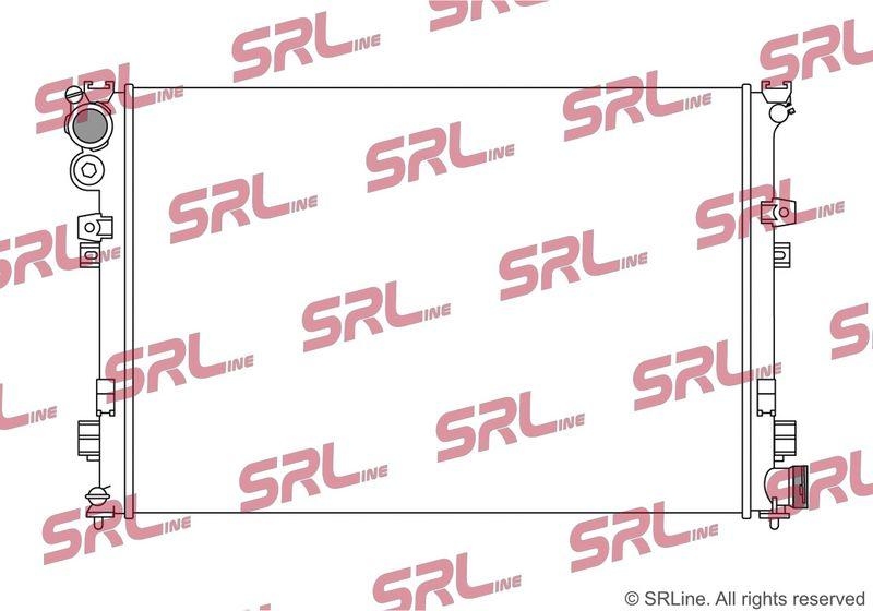 Radiator Citroen Evasion 94-02, Jumpy 95-06; Fiat Scudo 04-06, Scudo 95-04, Ulysse 94-02; Lancia Zeta 94-02; Peugeot 806 94-02, Expert 94-06, motor: 2.0 HDI, 670x448x26, SRLine, Aluminiu/ Plastic brazat, 1301E3; 1301W2
