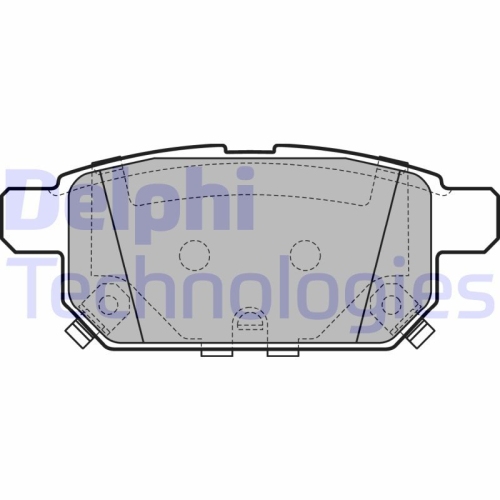 DELPHI set placute frana,frana disc