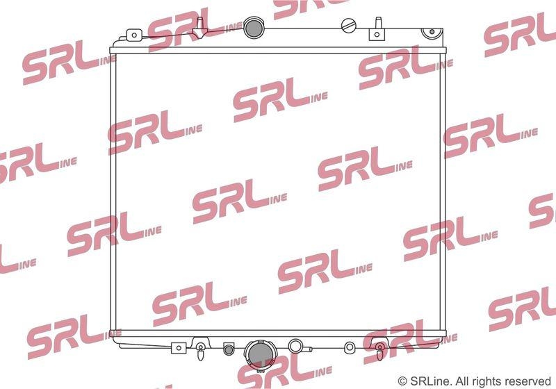Radiator Citroen C8 02-; Fiat Ulysse 02-12; Lancia Phedra 02-10; Peugeot 807 02-, motor: 2.0, 2.0 HDI, iesire - conector rapid, 538x464x26, SRLine, Aluminiu/ Plastic brazat, 1330J6; 96417284
