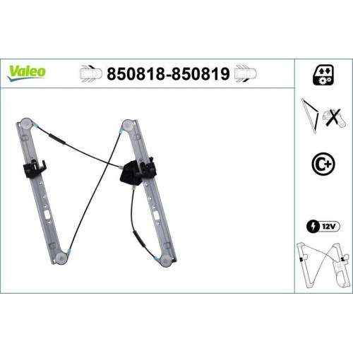 VALEO Mecanism actionare geam