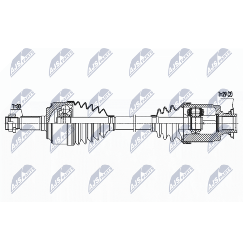 Planetara Honda Ridgeline 3.5 Awd 2005-, Odyssey 3.5 2007-2010, Fata, Stanga, CV Automata, NPW-HD-089