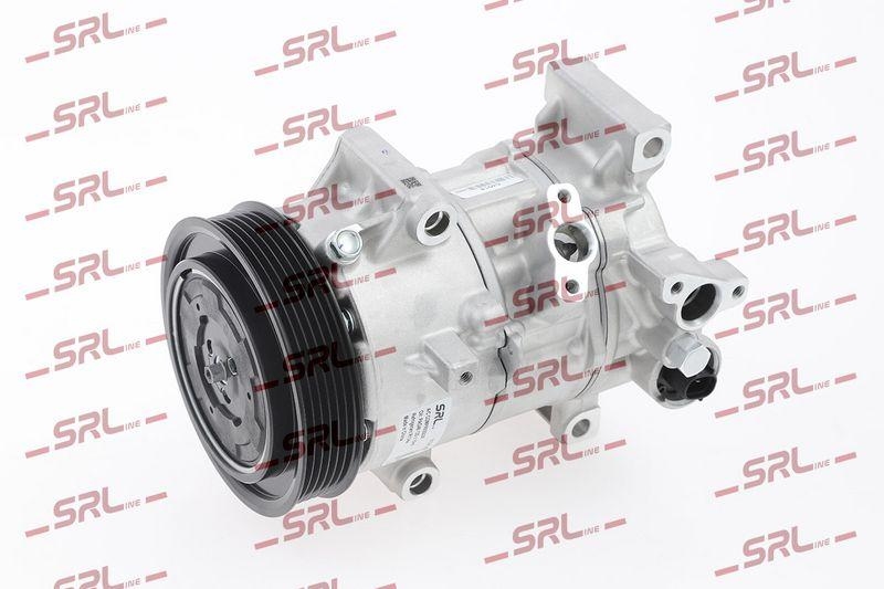Compresor AC nou Toyota Auris 12-, Avensis 08-, Corolla (E180) 13-, Corolla 18-, motor: 1.6, tip Denso: 6SES14C, Diam. fulie (mm) 120, SRLine, 447280-7500; 88310-02790