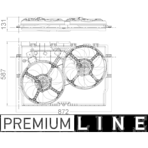 MAHLE Ventilator, radiator BEHR *** PREMIUM LINE ***