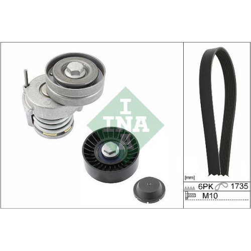 Set curea transmisie Audi A1 (8x1, A1 Sportback (8xa, A3 (8p1), A3 Cabriolet (8p7), A3 Sportback (8pa); Seat Altea (5p1), Altea Xl (5p5, Leon (1p1), Toledo 4 (Kg3); Skoda Octavia 2 (1z3), Octavia 2 Estate (1z5), Rapid (Nh3, Rapid Spaceback (Nh1), Superb 2