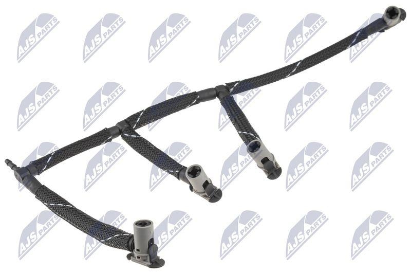 Furtun supracurgere combustibil Audi A3 1.6 TDI 2013-, Q2 1.6 TDI 2016-, Seat Arona 1.6 TDI 2017-, Leon 1.6 TDI 2012-, Skoda Karoq 1.6 TDI 2017-, Octavia III 1.6 TDI 2012-, VW Golf VII 1.6 TDI 2012-; 04L130235B; NTY, aftermarket