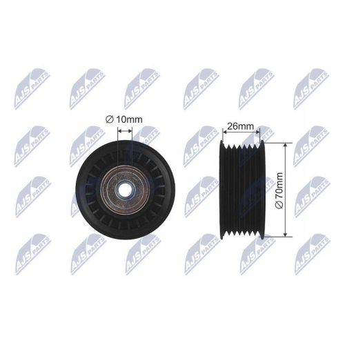 Rola ghidare curea transmisie Mitsubishi Pajero 3, Pajero 4 3.5, 3.8 04.2000-, 461-99