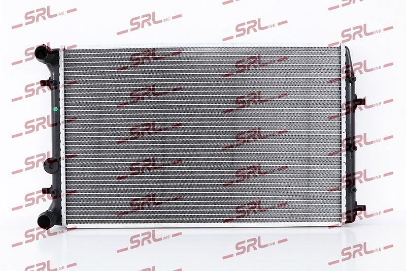 Radiator Skoda Fabia 99-07, motor: 1.0, 1.2, 1.4, 1.9 SDI, 1.9 TDI, intrare/iesire conectare rapida, 632x388x22, SRLine, Aluminiu/ Plastic brazat, 6Q0121253L