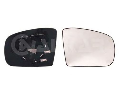 Geam oglinda, sticla oglinda Mercedes Clasa GL (X164), Clasa M (W163), Alkar 6471566, parte montare : Stanga