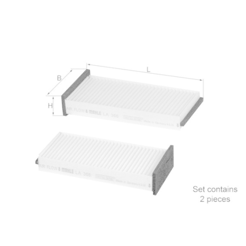 MAHLE Filtru, aer habitaclu