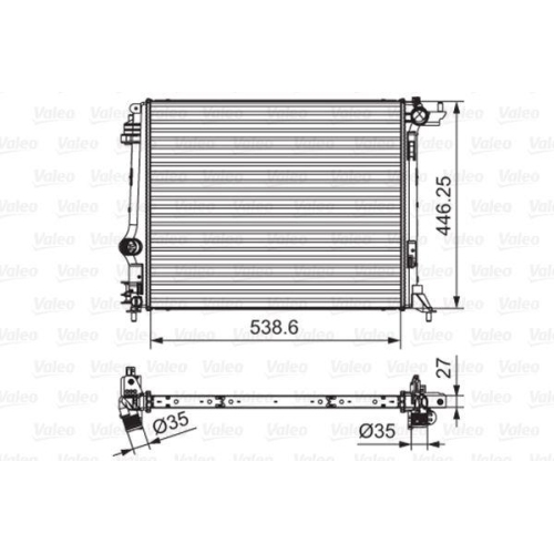 VALEO Radiator, racire motor