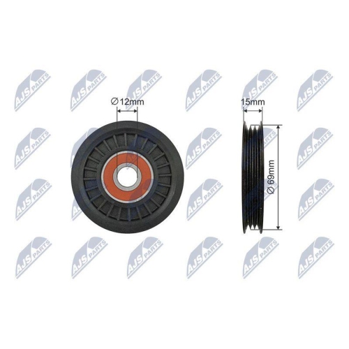 Rola ghidare curea transmisie Nissan Micra, Note 1.0-1.4 16v 2003-2010, 313-00