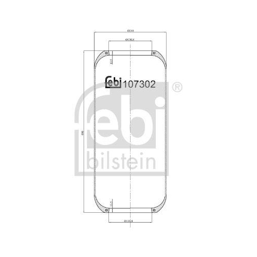 FEBI BILSTEIN Burduf, suspensie pneumatica
