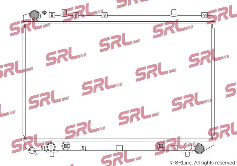 Radiator Daewoo Musso 95-05; Ssangyong Musso 96-06, motor: 2.3, 2.9 D, 3.2 V6, 678x418x26, SRLine, Aluminiu/ Plastic brazat, 2131005110; 2131005112