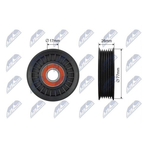 Rola ghidare curea transmisie Opel Omega B, Vectra B 2.5-3.0, Signum, Vectra C 3.2 1996-2003, 358-00