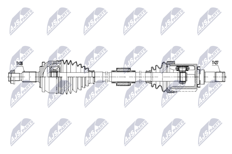 Planetara Mitsubishi Grandis 2.4 2004-2011; partea din fata, stanga, cutie viteze automata; MR580449; NTY, aftermarket