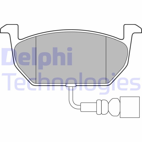 DELPHI set placute frana,frana disc