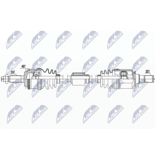 Planetara Hyundai I10 1.0 2011-, 1.1 2008-2013, 1.2 2008-, Dreapta, 49500-0X110