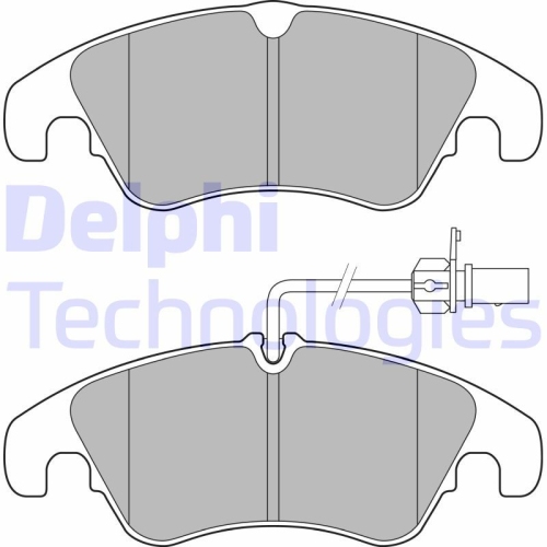 DELPHI set placute frana,frana disc