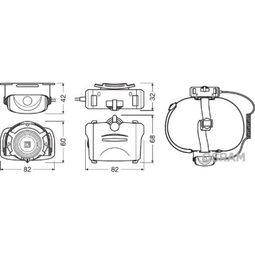 OSRAM Lampa de mana LEDinspect HEADLIGHT 300