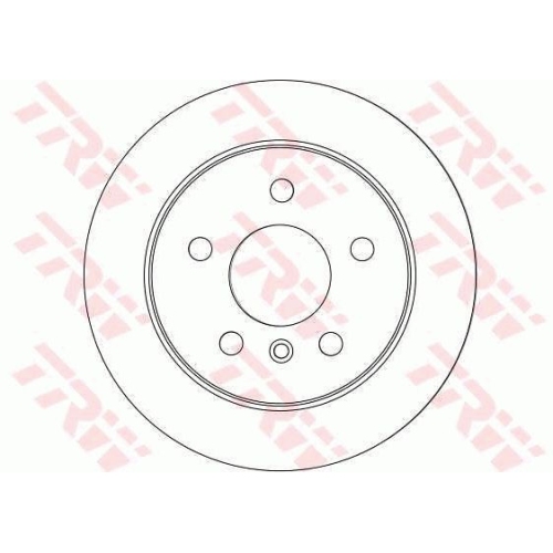 Disc frana Mercedes Clasa A, 09.2004-06.2012, Klasa B, 03.2005-11.2011, TRW