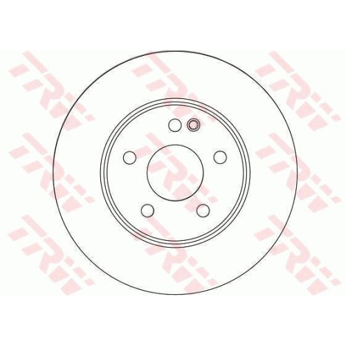 Disc frana Trw DF4454, parte montare : Punte fata