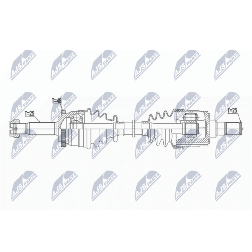 Planetara Hyundai I20 1.2 2008-2015, Dreapta, 495001J050