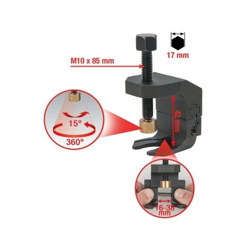 KS TOOLS Extractor, stergator geam