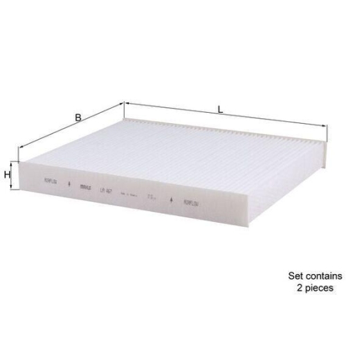 MAHLE Filtru, aer habitaclu