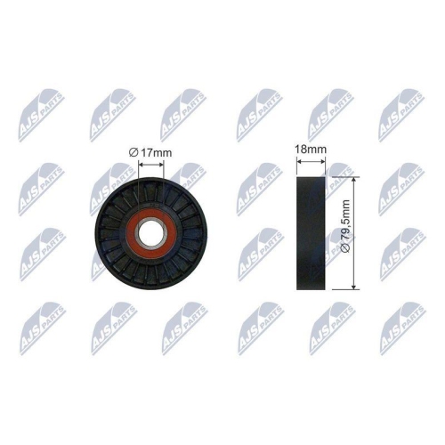 Rola ghidare curea transmisie Renault Clio 2, Kangoo 1.2-1.6 1998-2005, 38-00