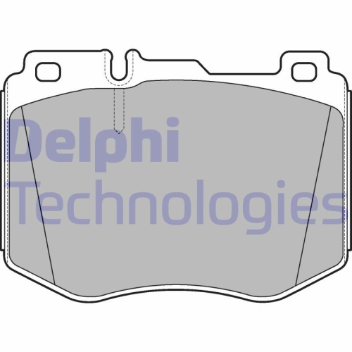 DELPHI set placute frana,frana disc