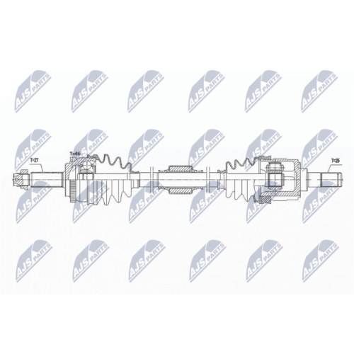 Planetara Hyundai Ix20 1.4 CV Manuala 2010-, 1.6 CV Manuala, CV Automata 2015-, Dreapta, 49501-1P000