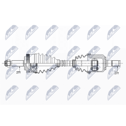 Planetara Hyundai Ix35 2.0 2wd, 4wd 2010-, Kia Sportage 2.0 2wd, 4wd 2010-, Fata, Dreapta, CV Automata, 49501-2S200