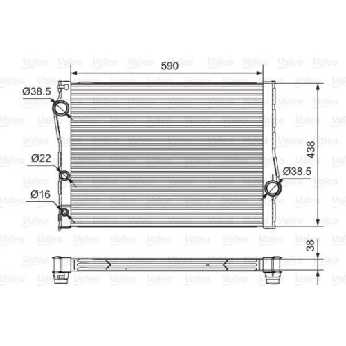 VALEO Radiator, racire motor