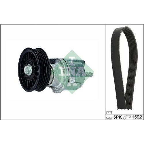 Set curea transmisie Audi A4 B5 (8d2) 11.94-12.01, A6 C5 (4b2) 01.97-12.05, A6 C5 Avant (4b5) 11.97-01.05; Vw Passat B5 (3b2) 08.96-12.01, INA