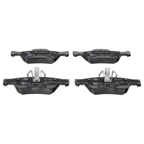 Set placute frana Ate 13046072192, parte montare : punte spate