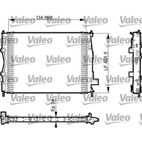 VALEO Radiator, racire motor