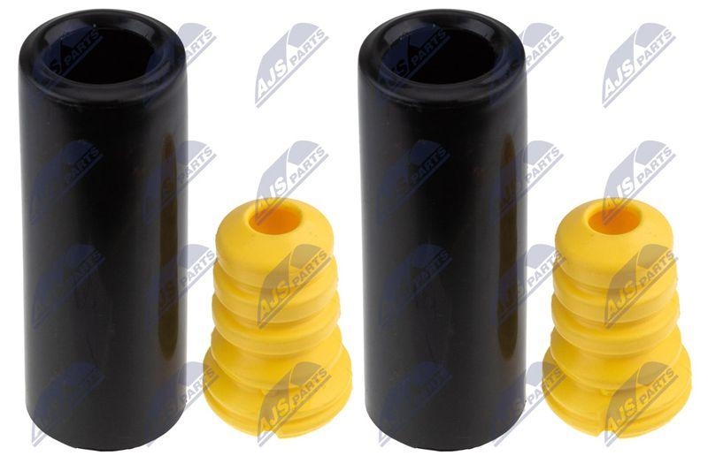 Capac protectie, burduf amortizor BMW seria 1 (E81 / E82 / E88) 2006-2011, seria 3 (E90 / E92) 2004-2011; set, partea din spate; 33503411995; NTY, aftermarket