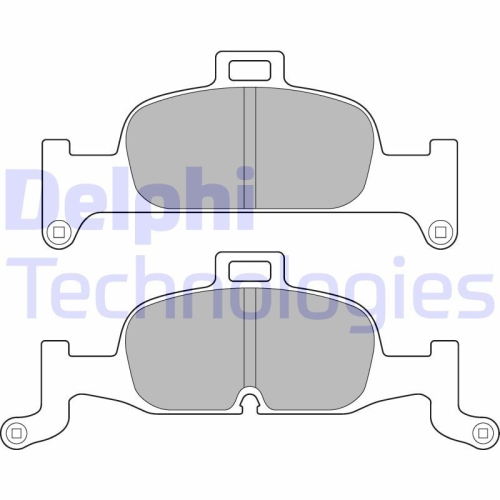 DELPHI set placute frana,frana disc