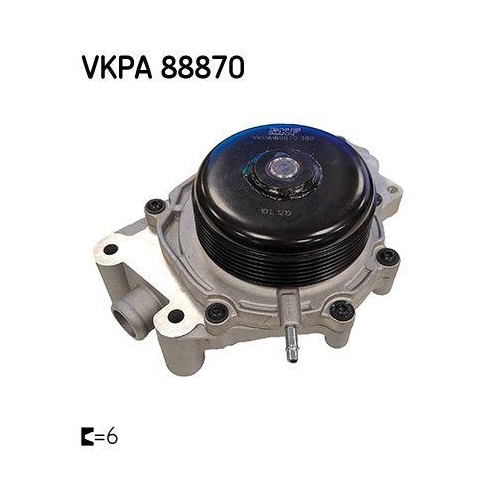 SKF Pompă de apă, răcire motor