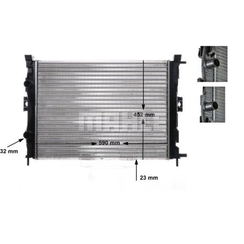 MAHLE Radiator, racire motor BEHR