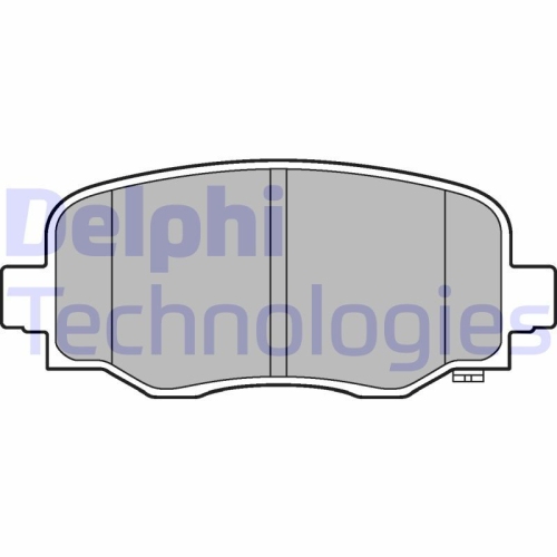 DELPHI set placute frana,frana disc