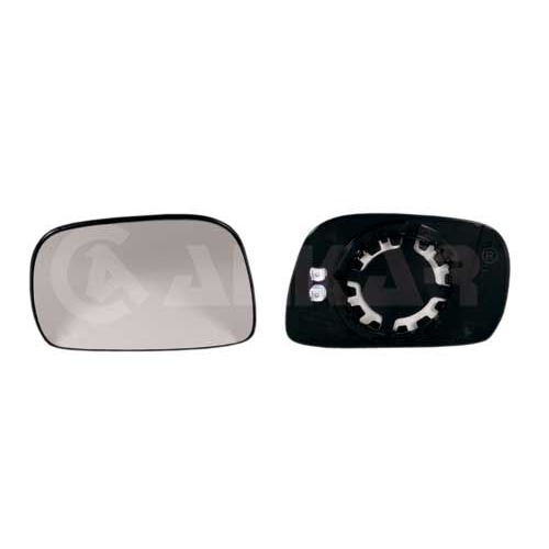 Geam oglinda, sticla oglinda Opel Agila (A) (H00), Alkar 6431427, parte montare : Stanga