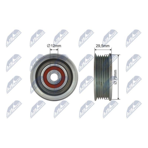 Rola ghidare curea transmisie Toyota Land Cruiser 100 1998-2007, 200 2007-, Lexus Gs300, 400 1997-2005, Toyota Sequoia 2000-2007, 16604-50010