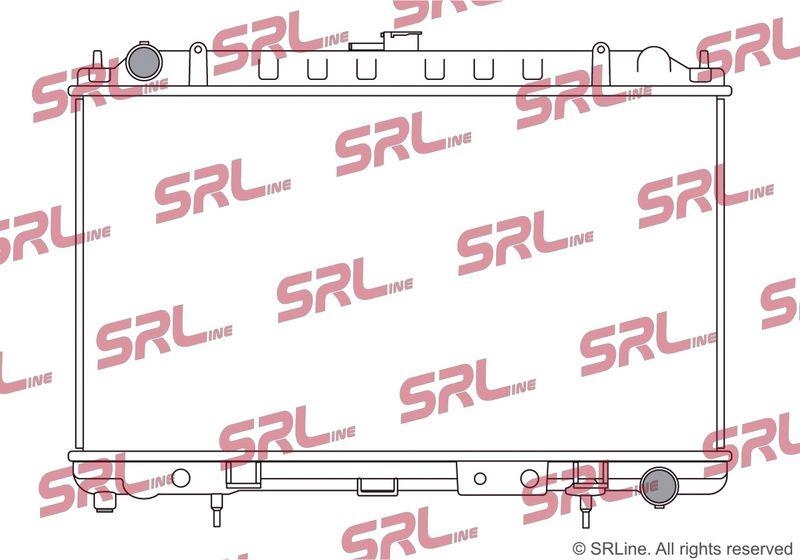 Radiator Nissan Sx (S14) 94-98, motor: 2.0, 2.0 T, 648x360x26, SRLine, Aluminiu/ Plastic brazat, 2141069F20; 2141091F00