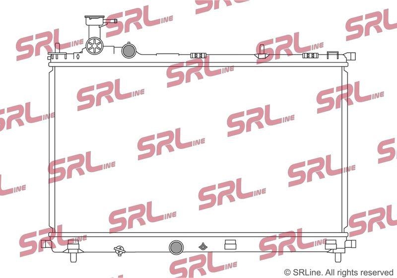 Radiator Suzuki Swift 17-, motor: 1.4 Boosterjet, 649x373x26, SRLine, Aluminiu/ Plastic brazat, 1770067R00; 1770067R00000