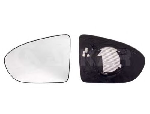 Geam oglinda, sticla oglinda Nissan Qashqai / Qashqai +2 (J10, Jj10), Alkar 6431567, parte montare : Stanga