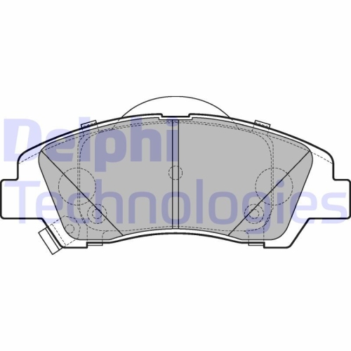 DELPHI set placute frana,frana disc