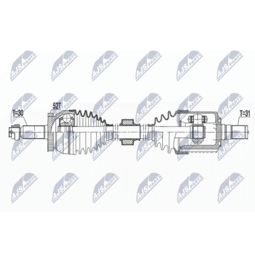 Planetara Hyundai Santa Fe 2 2.2crdi 2wd, 4wd 2009-2012, Kia Sorento 2 2.2crdi 2wd, 4wd 2009-, Fata, Stanga, CV Automata, 49500-2B700